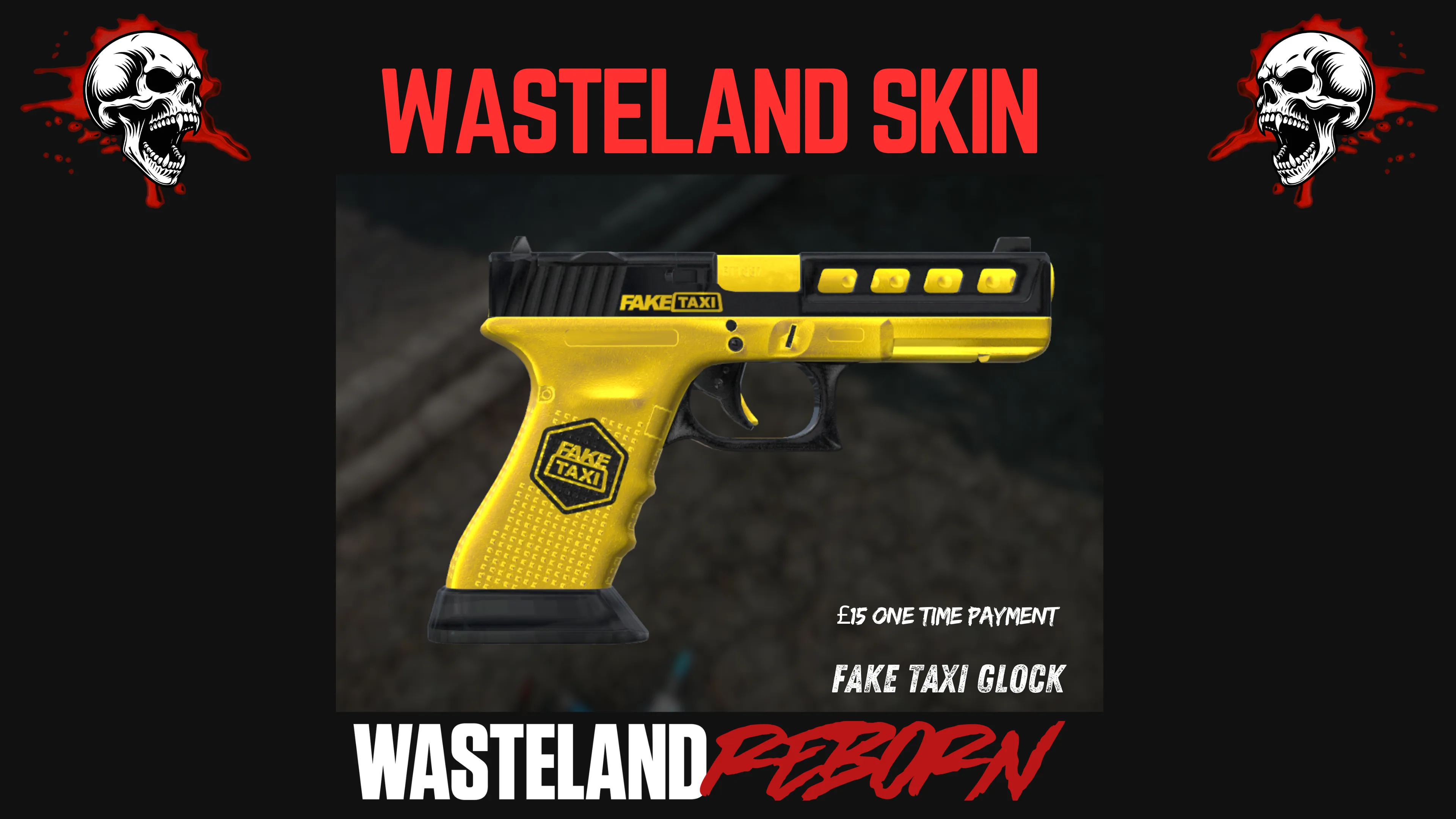 Glock Fake Taxi Skin Banner