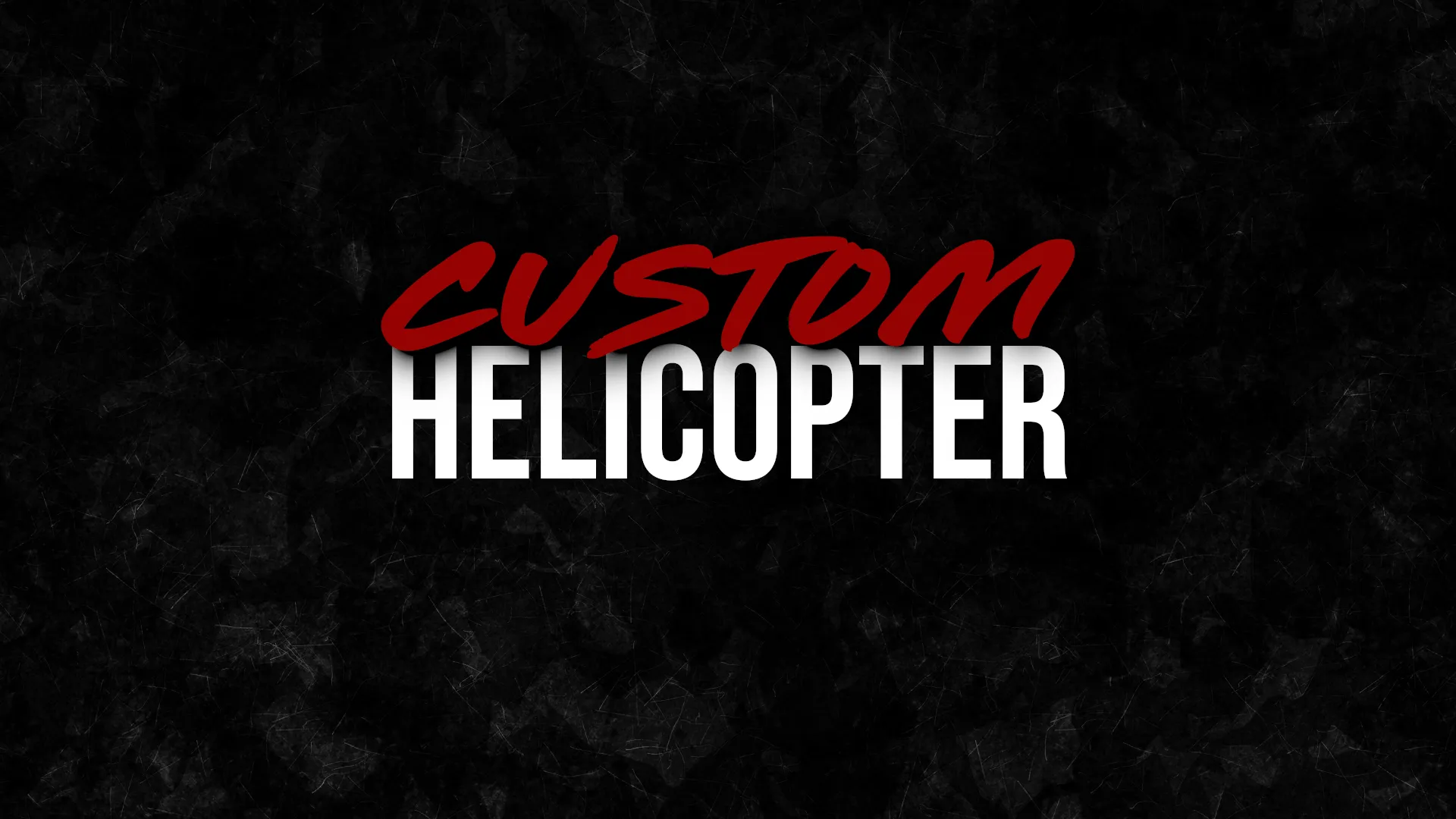 Custom Helicopter Skin Banner