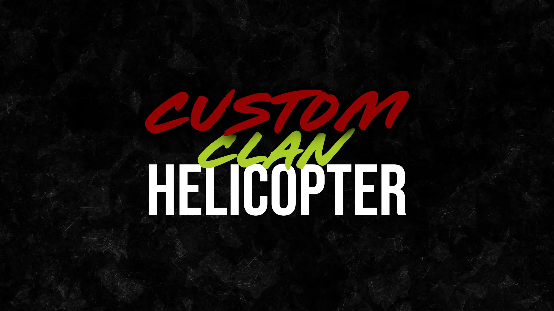 Custom Clan Helicopter Skin Banner