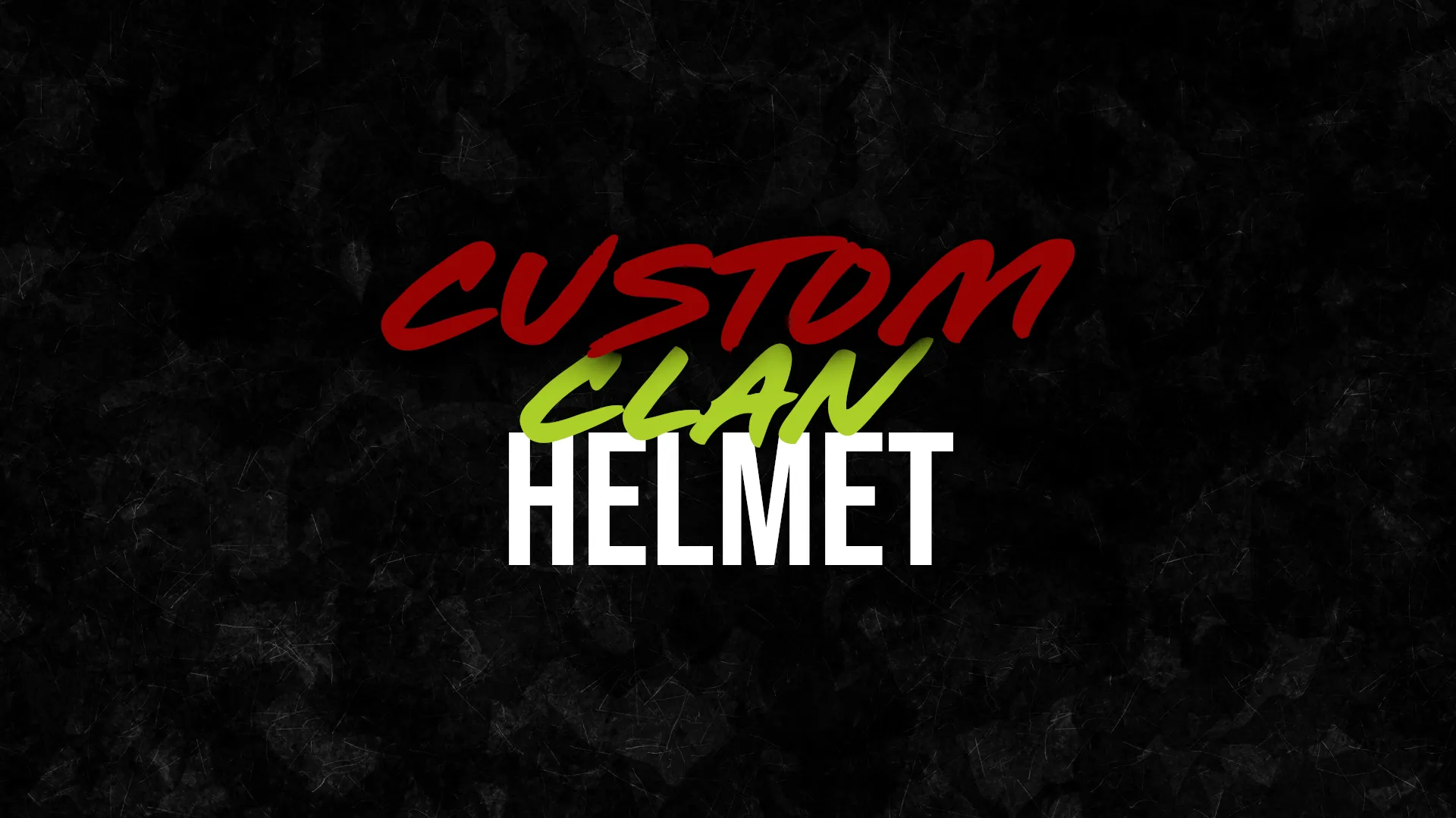 Custom Clan Helmet Skin Banner