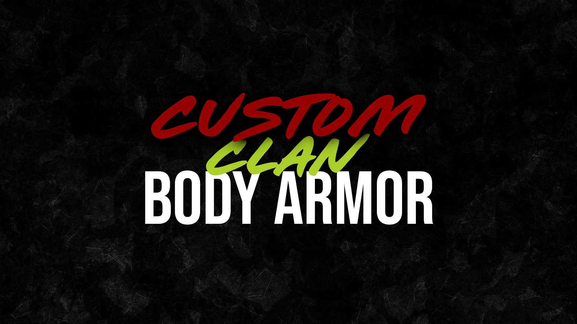 Custom Clan Body Armor Skin Banner